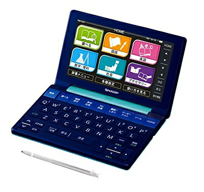 【中古】 シャープ カラー電子辞書Brain 中学生モデル グリーン系 PW-SJ2-G｜ベアホームズ