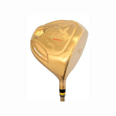 【新古品】 ムツミホンマ (Mutsumi Honma) 鳳凰チタンドライバー 高反発 ゴールド MH488MAX (硬度R, 右)