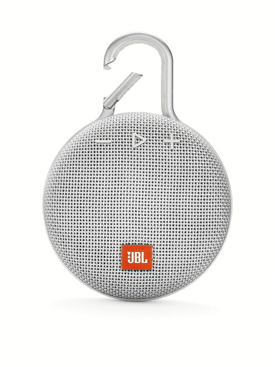【中古】 JBL CLIP3 Bluetooth金棒引き IPX7雨合羽/パッシブラジエーター積み上げる/携帯型/カラビナ付 白いこと JBLCLIP3WHT