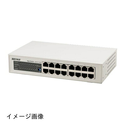 【新古品】 バッファロー 16ポート スイッチングハブ Giga LAN Hub 金属筺体 電源内蔵 LSW5-GT-16NSR｜ベアホームズ 17,837円