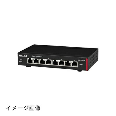 【新古品】 Buffalo BS-GS21つづき物 BS-GS2108 黒いこと