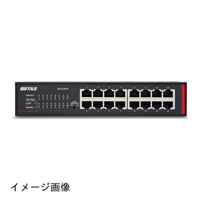 【新古品】 BUFFALO 緩衝装置置き目 座標軸2 Giga アンマネージスイッチ 16界面 BS-GU2016
