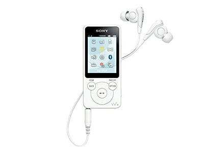 【中古】（新古品） ソニー SONY ウォークマン Sシリーズ NW-S14 : 8GB Bluetooth対応 イヤホン付属 2014年モデル ホワイト NW-S14 W