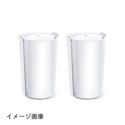 【新古品】 TP-Link メッシュ 無線LAN 6 ルータ Alexa 御墨付き生産品 取り組みダンス楽隊 かっこ良いテレビ受像機 相応う 無線電話ローカルエリアネットワーク かっこ良い介護ホーム 安全対策役立つこと メッシュWi-Fi取り合わせ AX7800 (4804+2402+574Mbps) Deco X95 2単一のもの