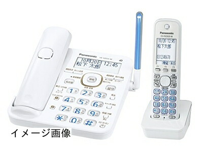 【新古品】 パナソニック RU・RU・RU デジタルコードレス電話機 子機1台付き 1.9GHz DECT準拠方式 ホワイト VE-GD53DL-W｜ベアホームズ