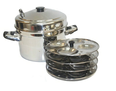 【中古】(新古品) 強い Tabakh IC 204 4 ラック ステンレス イドゥリ 炊飯器 を 処理 、 16 Idlis に なります|ベアホームズ