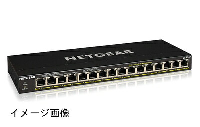 【新古品】 【置き目品】 サイバー空間歯車 NETGEAR スイッチングこしき 16界面 1G PoE+ (115W) 金属元素筐体 静音気違い受け答え 製造業者 アンマネージスイッチ GS316P-100AJS