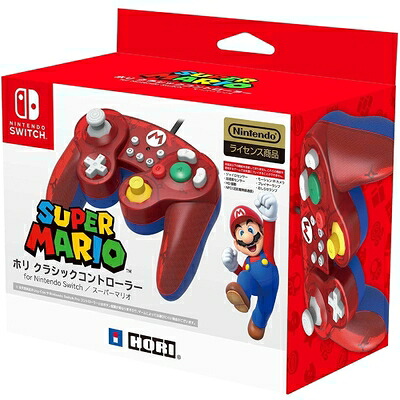 【中古】（新古品） ホリ クラシックコントローラー for Nintendo Switch マリオ【Nintendo Switch対応】