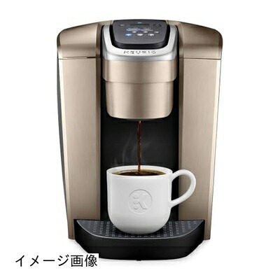 【新古品】 Keurig K-Eliteシングル勤務Kカップポッドコーヒーメーカー、ブラッシュドゴールド コーヒーメーカー・エスプレッソマシン-キッチン家電-家電