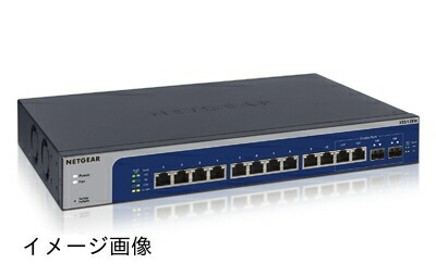 【新古品】 【正規品】 ネットギア NETGEAR スイッチングハブ 12ポート 10G / 5G / 2.5G / 1G (10G SFP+x2) 金属筐体 リミテッドライフタイムハードウェア アンマネージプラス XS512EM-100AJS