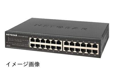 【新古品】 【置き目品】 サイバー空間歯車 NETGEAR スイッチングこしき 24界面 1G 金属元素筐体 静音気違い受け答え 製造業者 アンマネージスイッチ GS324-200JPS