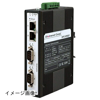 【新古品】 金剛石流行り(Diatrend) イーサネット／禾穀類変換器 DIFC-ERS2F パソコン・周辺機器-スイッチングハブ