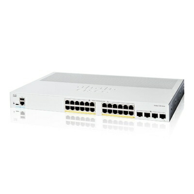 【新古品】 シスコシステムズ (Cisco) Cisco Catalyst 1200-24P-4X かっこ良い 取り替えっこ 24 界面 GE PoE 4x10GE SFP+ 金属元素筐体 静音愛読者受け答え法人向け (C1200-24P-4X)