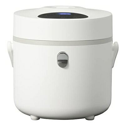 【中古】（新古品） オーム電機 マイコン炊飯器 3合炊き 低糖質ご飯が作れる 玄米 おかゆ スープ おひとりさま 一人暮らし コンパクト シンプル ホワイト 白 COK-SH300A-W 08-3272 OHM