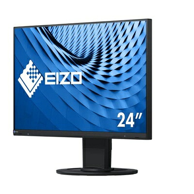 【中古】（新古品） EIZO カラー液晶モニター 23.8型 ブラック EV2460-BK