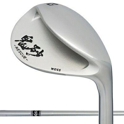 【中古】（新古品） WOSS(ウォズ) GOLF 鬼砂 レスキュー ウェッジ 大型上端 全面フルスコアライン ゴルフ野球クラブ ウォズ バンカ 取りかかる RESCUE (スチール写真, 62, 度)