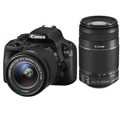 【中古】 Canon EOS Kiss X7 ダブルズームキット EF-S18-55ｍｍ EF-S55-250ｍｍ [並行輸入品]｜ベアホームズ