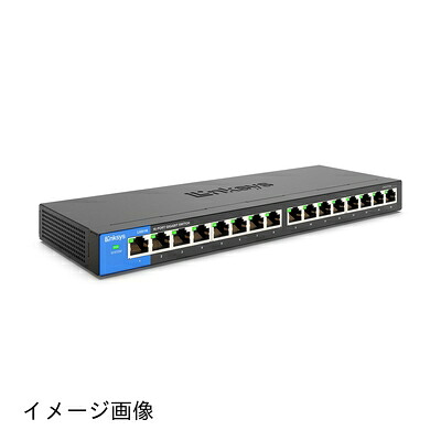 【新古品】 Linksys(リンクシス) LGS116-JP 16界面 ギガビットスイッチングハブ 金属元素筐体 10/100/1000 Mbps相応う アンマネージド ワット数アダプタ属する