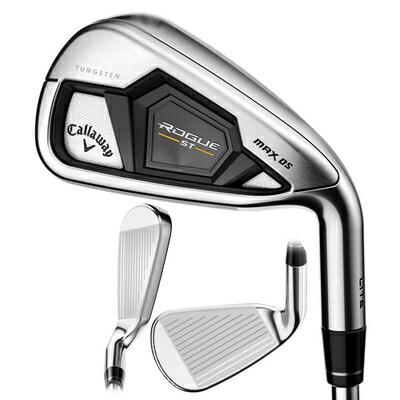 【中古】（新古品） Callaway Golf Rogue ST Max os Lite アイアン仕掛ける (右利き グラファイトシャフト レギュラーフレックス アイアン5本-PW 野球クラブ6本仕掛ける)