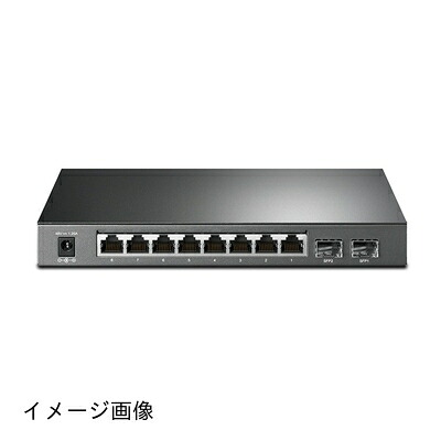 【新古品】 TP-Link スイッチングこしき PoE 2x SFP 8界面 ギガビット かっこ良い取り替えっこ 5年 T1500G-10なおなお書き