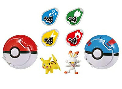 【中古】（新古品） ポケットモンスター モンコレ ポケデルゼ サトシVSゴウ (モンスターボール:スーパーボール)