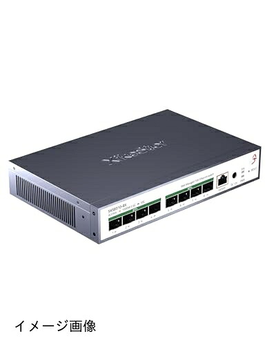 【新古品】 XikeStor L3保護すること型10G SFP+界面 8っつ 10Gレートファイバーネットワーキングスイッチングハブ VLAN、リンクアグリゲーション、ルーティングに相応う 金属元素製の筐体と体温取り締まる静音気違いを積み上げる