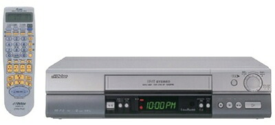 【新古品】 JVCケンウッド ビクター BS内蔵VHS Hi-Fi Gコードビデオ HR-F13|ベアホームズ