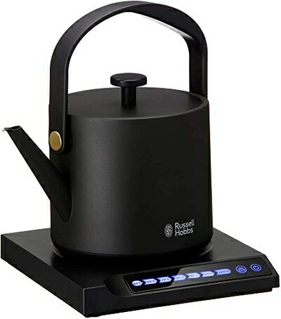 【中古】（新古品） 大石アンドアソシエイツ ラッセルホブス 電気ケトル 温度調整可能 0.6L Tkettle ブラック 7106JP-BK