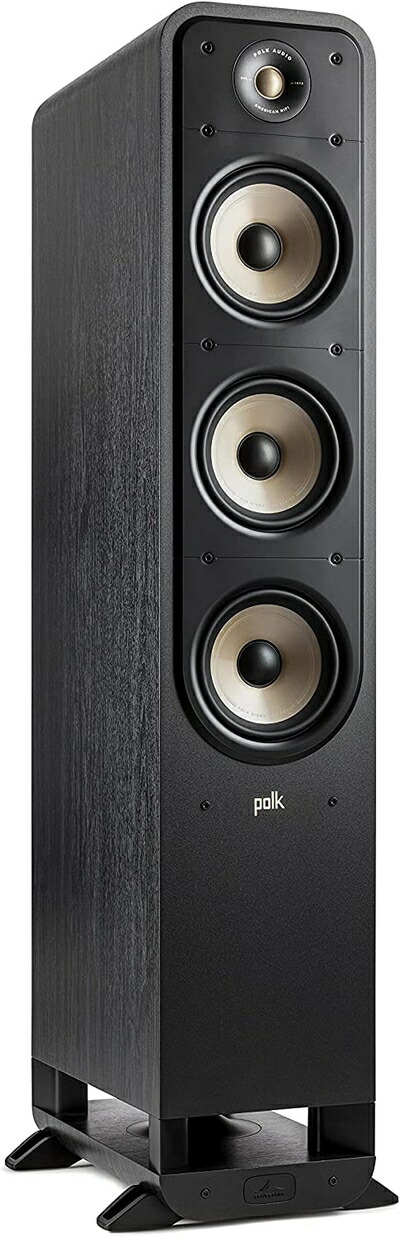 【中古】（新古品） 豚肉オーディオ POLK AUDIO SIGNATURE ELITE ES60 フロアスタンディングスピーカー 黒いこと ES60BLK（1本）
