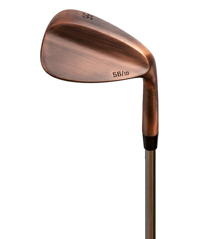 【中古】（新古品） 高級仕上げ ウェッジ イオンプレーティング ブロンズ仕上げ ゴルフクラブ 新溝 ルール適合 Wedge 豊富なロフトバリエーション スチールシャフト 【ノーロゴ】 無刻印ウェッジ ブロンズ エディション (スチール, 56, 度)｜ベアホームズ
