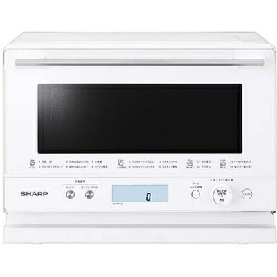 【中古】（新古品） シャープ SHARP オーブンレンジ PLAINLY ホワイト系 18L ヘルツフリー(50Hz-60Hz) RE-WF184-W