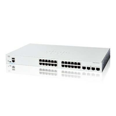 【新古品】 シスコシステムズ (Cisco) Cisco Catalyst 1200-24T-4X かっこ良い 取り替えっこ 24 界面 GE 4x10GE SFP+ 金属元素筐体 静音気違い受け答え法人向け (C1200-24T-4X)