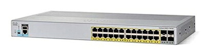 【新古品】 Cisco Systems Catalyst 2960-L スイッチ 24ポート PoE+ポート WS-C2960L-24PS-JP｜ベアホームズ