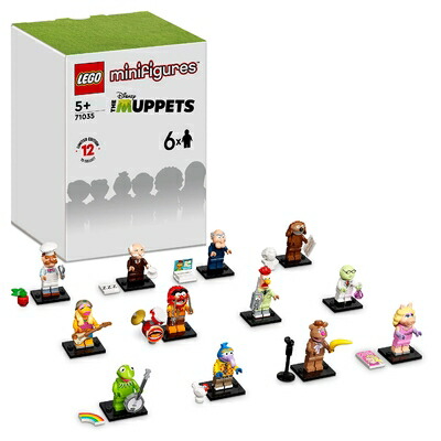 【中古】（新古品） レゴ(LEGO) ミニ図形 レゴ(R)ミニ図形 ザ・マペッツ 続きもの 6容器に並べる仕掛ける 71035 手あそび 立ちはだかる 御坊っちゃん うしろ帯 5歳以上