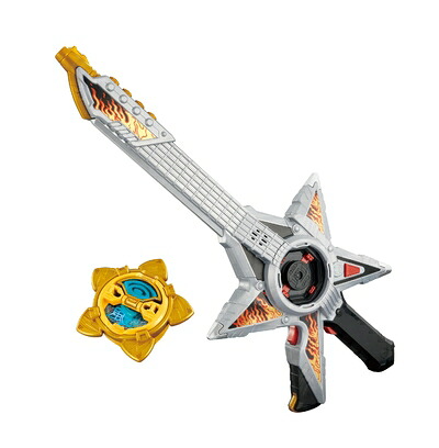 【中古】 バンダイ(BANDAI) 手裏剣戦隊ニンニンジャー ギター忍撃 スターソードガン