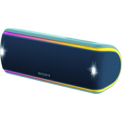 【中古】 ソニー ワイヤレスポータブルスピーカー SRS-XB31 : 雨合羽・防塵・防錆/Bluetooth/専用スマホアプリ相応う 書き込み役立つこと積み上げる 2018年模範例 ツートーンブルー SRS-XB31 L