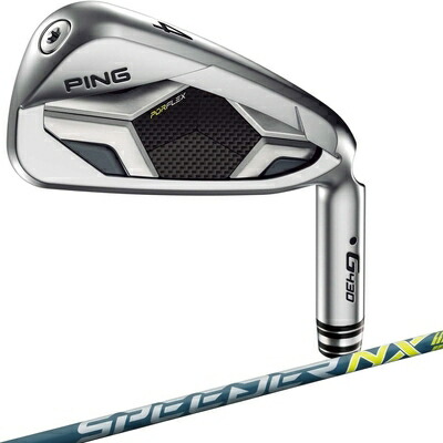【中古】（新古品） Ping G430 アイアン（6本仕掛ける） Fujikura Speeder NX 35 炭素立て坑 2023 6本組（6-9、PW、45） 無償性大きさ