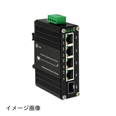 【新古品】 ミニ インダストリアル 4 ポート 10/100/1000Mbps ギガビット イーサネット POE + スイッチ SFP ポート付き DIN レール/ウォールマウント 4 ポート 10/100/1000BASE-T RJ45 + 1 ポート 100/1000FX (SFP) サポート 12-48V DC 13,187円