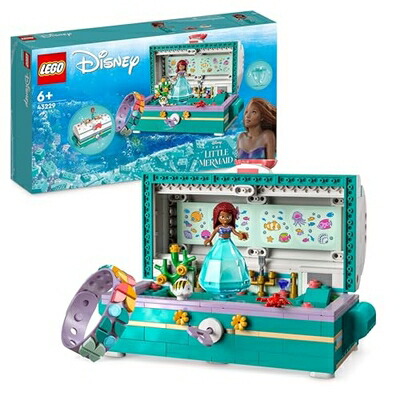 【中古】（新古品） LEGO 43229 Ariel\u0027s Treasure Chest - New.