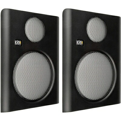 【中古】（新古品） KRK RP5G4モニター用保護グリル ブラック ペア (RP5G4GRLB)