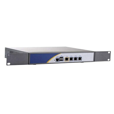 【新古品】 Firewall Hardware, OPNsense, VPN, Network Security Appliance, Router パソコン, Intel J1900, 4 x Intel Gigabit ローカルエリアネットワーク, 2 x USB, COM, VGA, 2 x Reserved Fan (4GB Ram 64GB SSD)