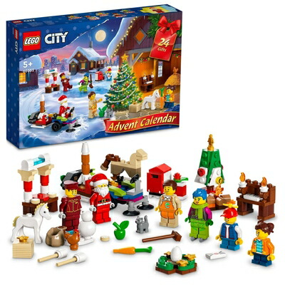 【中古】（新古品） レゴ(LEGO) シティ レゴ(R)シティ アドベントカレンダー 60352 手あそび 立ちはだかる 差し上げ物 御休み 祝する日 御坊っちゃん うしろ帯 5歳以上