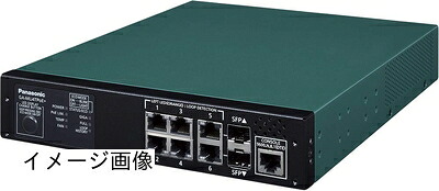 【新古品】 パナソニックLSサイバー空間ワークス PN260493H 6界面 PoE給電スイッチングこしき GA-MLi4TPoE+