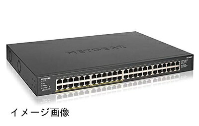 【新古品】 【定まり品】 サイバー空間歯車 NETGEAR スイッチングこしき 48界面 1G PoE+ (380W) 金属元素筐体 製造会社 アンマネージスイッチ GS348PP-100AJS