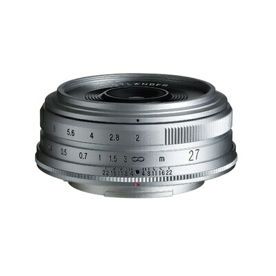 【中古】フォクトレンダー ULTRON 27mm F2 X-mount シルバー
