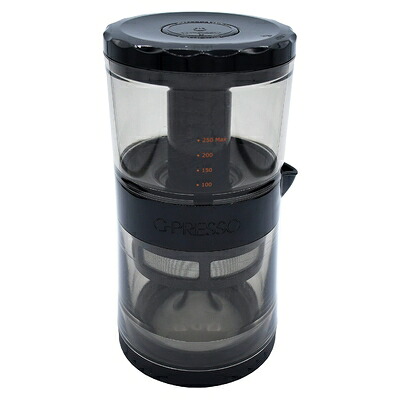 【中古】（新古品） MEDIK ジャイロプレッソ コールドブリュー コーヒーメーカー（G-PRESSO） 抽出4分・高濃度・ポータブル MDK-GP01BK｜ベアホームズ