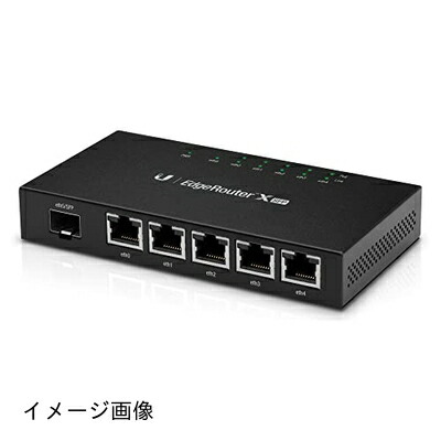 【新古品】 Ubiquiti Networks ER-X-SFP wired router Ethernet ローカルエリアネットワーク Black
