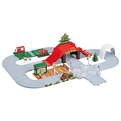 【中古】（新古品） タカラトミー 『 トミカ トミカタウン クリスマスDX仕掛ける (聖ニコラス、馴鹿二階建てバス付き添い人) 』 ミニカー 車 遊び道具 unisex 3歳以上 和氏の璧 遊び道具安全性のある標準尺度受かる ST目じるし公証 TOMICA TAKARA TOMY