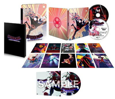 【中古】（新古品） スパイダーマン：アクロス・ザ・スパイダーバース　プレミアム・スチールブック・エディション 4K ULTRA HD & ブルーレイセット(完全数量限定)(オリジナル特典 スペシャル・ボーナスディスク付)[4K ULTRA HD + Blu-ray][Steelbook] [...
