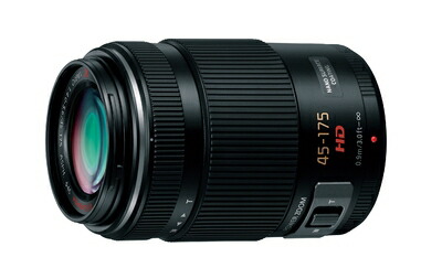 【中古】（新古品）パナソニック(Panasonic) 望遠望遠レンズ マイクロフォーサーズ用 ルミックス G X VARIO PZ 45-175粍/F4.0-5.6 ASPH./POWER O.I.S. 黒いこと H-なおなお書き45175-K